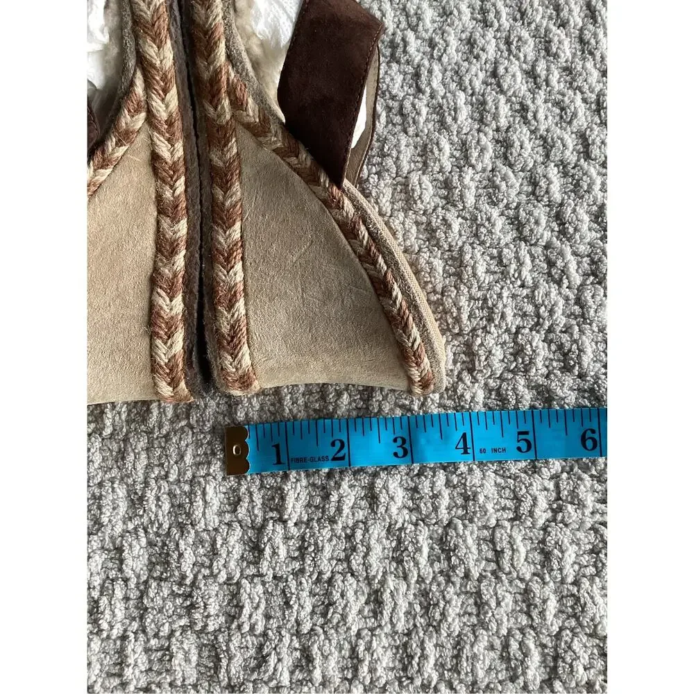 UGG Australia Margot 1689 slide wedge sandals heels leather shoes women's size 7